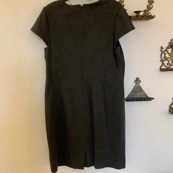 Banana Republic Gray Dress Size 16 - Picture 3 of 4
